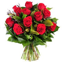 Deliver Red Roses Bouquet 10 Flowers in Bangalore 