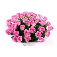Order Pink Roses Bouquet 60 flowers to Bangalore for Rakhi