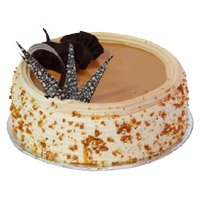 Send 1 Kg Butter Scotch Cake to Bangalore From 5 Star Bakery