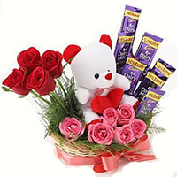 Deliver Gifts in Bangalore. Buy 12 Red Roses 10 Ferrero Rocher Bouquet