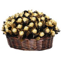 Basket of 48 Pcs Ferrero Rocher Bangalore. Diwali Gifts and chocolates to Bangalore