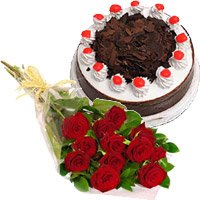 Valentine's Day Eggless Cakes to Bengaluru Flowers to Bangalore