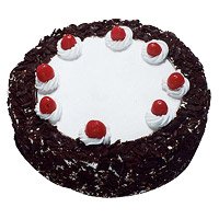 Send 1 Kg Eggless Black Forest Cake to Bangalore from 5 Star Bakery