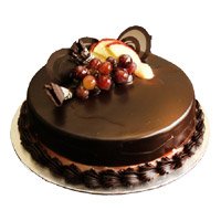 Order Diwali Cake Online in Bangalore including 1 Kg Eggless Chocolate Truffle Cake From 5 Star Bakery