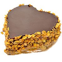 Send Heart Shape Chocolate Cakes to Bengaluru Gandhinagar