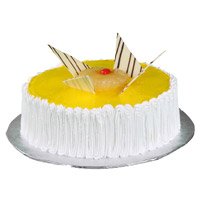 Send Heart Shape Pineapple Cake to Bengaluru Gokula