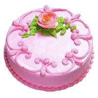 Best Online Diwali Cakes in Bengaluru consist of 1 Kg Eggless Strawberry Cake in Bangalore