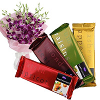 Deliver New Year Chocolates to Bangalore along with 4 Cadbury Temptation Bars Chocolates and Gifts in Bengaluru
