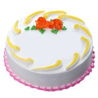 Special 500 gm Eggless Vanilla Cake in Bangalore. Diwali Cakes to Bengaluru