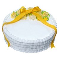Cakes to Bangalore Midnight Delivery - Vanilla Cake