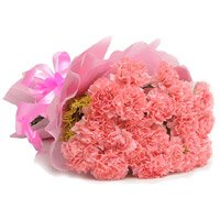 Deliver Pink Carnation Bouquet 36 Flowers in Bangalore for Friendship Day