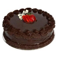 Send 500 gm Eggless Chocolate New Year Cakes to Bangalore