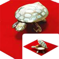 Gifts to Mysore. Turtle in Brass