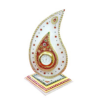 Marble Trophy Table Watch in Marble. Diwali Gifts to Bangalore