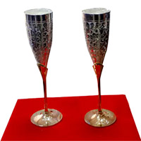 Same Day Delivery Diwali Gifts to Bangalore involve A Pair of Glasses in Brass