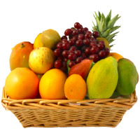 Online Delivery of Gifts in Bengaluru to Send 3 Kg Fresh Fruits in Basket to Bangalore
