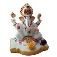 Diwali Gifts to Bangalore same day delivery Consisting Lord Ganesha in Marble