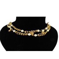 3 Layers Chain Pearl Anklets