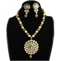 Fancy Kundan Beads Necklace