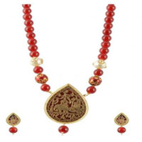 Traditional Thewa Necklace Set