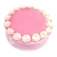 Online Delivery of 2 Kg Strawberry Cake to Bangalore